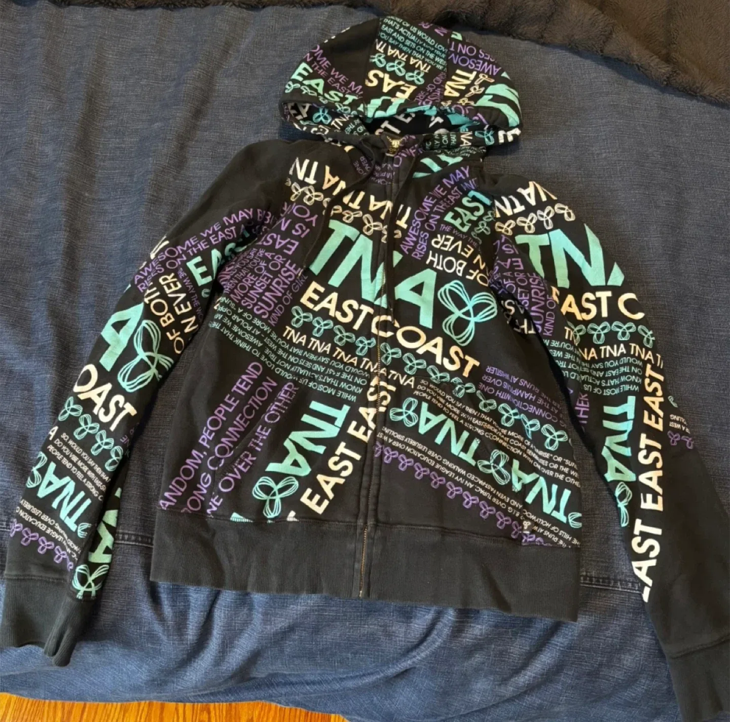 Vintage TNA Full Zip Hoodie - Size M