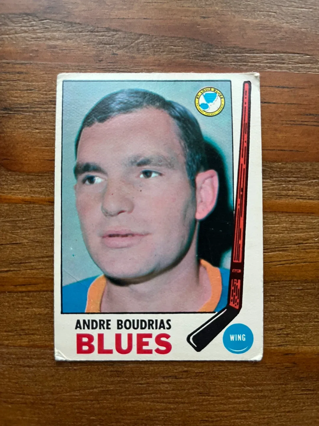 ANDRE BOUDRIAS 1969-70 O-PEE-CHEE # 16 BLUES