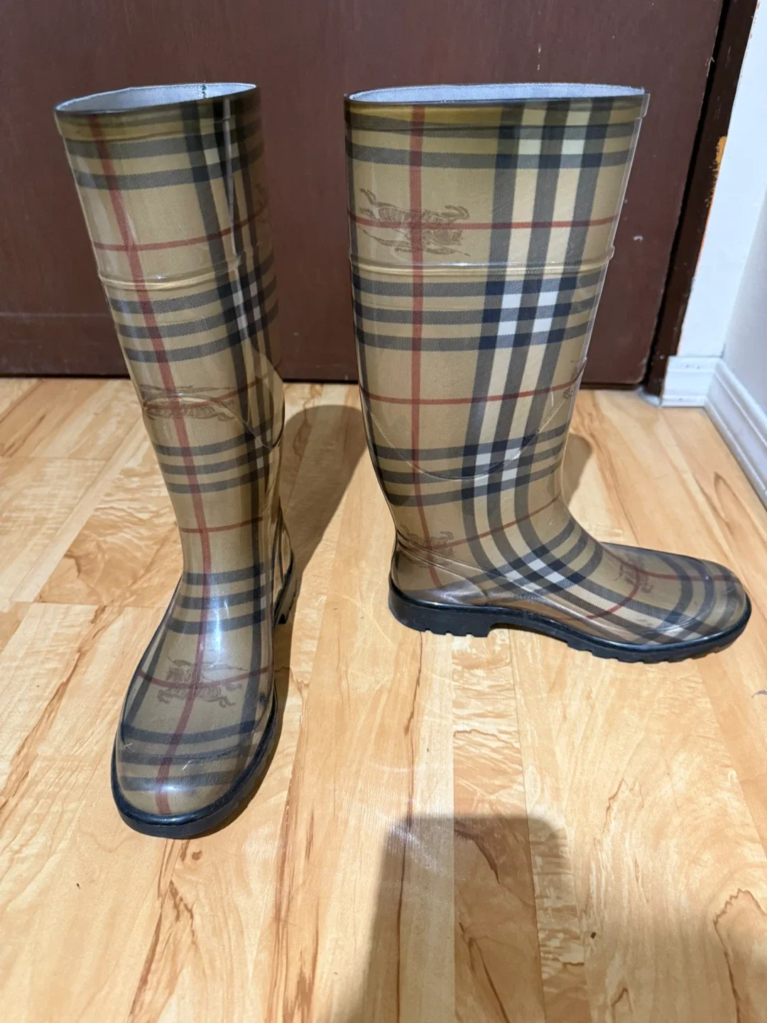 Burberry Plaid Rain Boots image indicator(2)