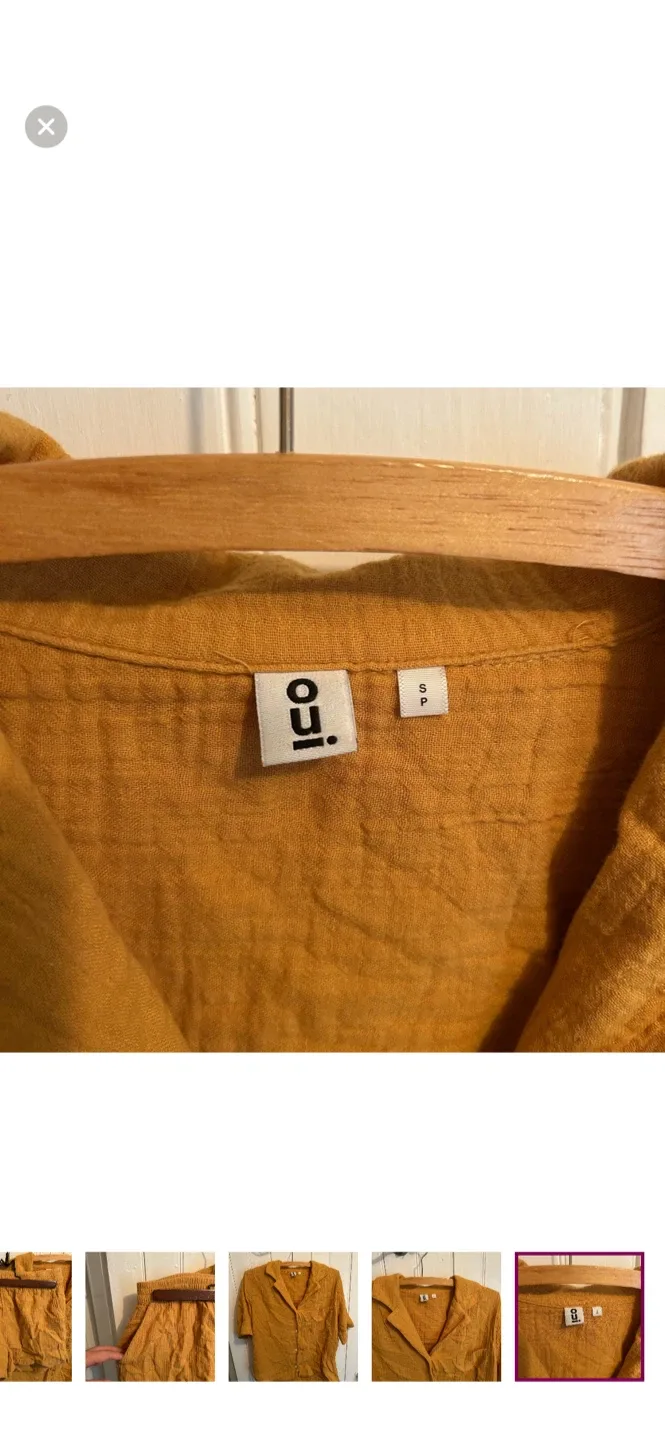 Oui Mustard Muslin Set - Size S image indicator(6)