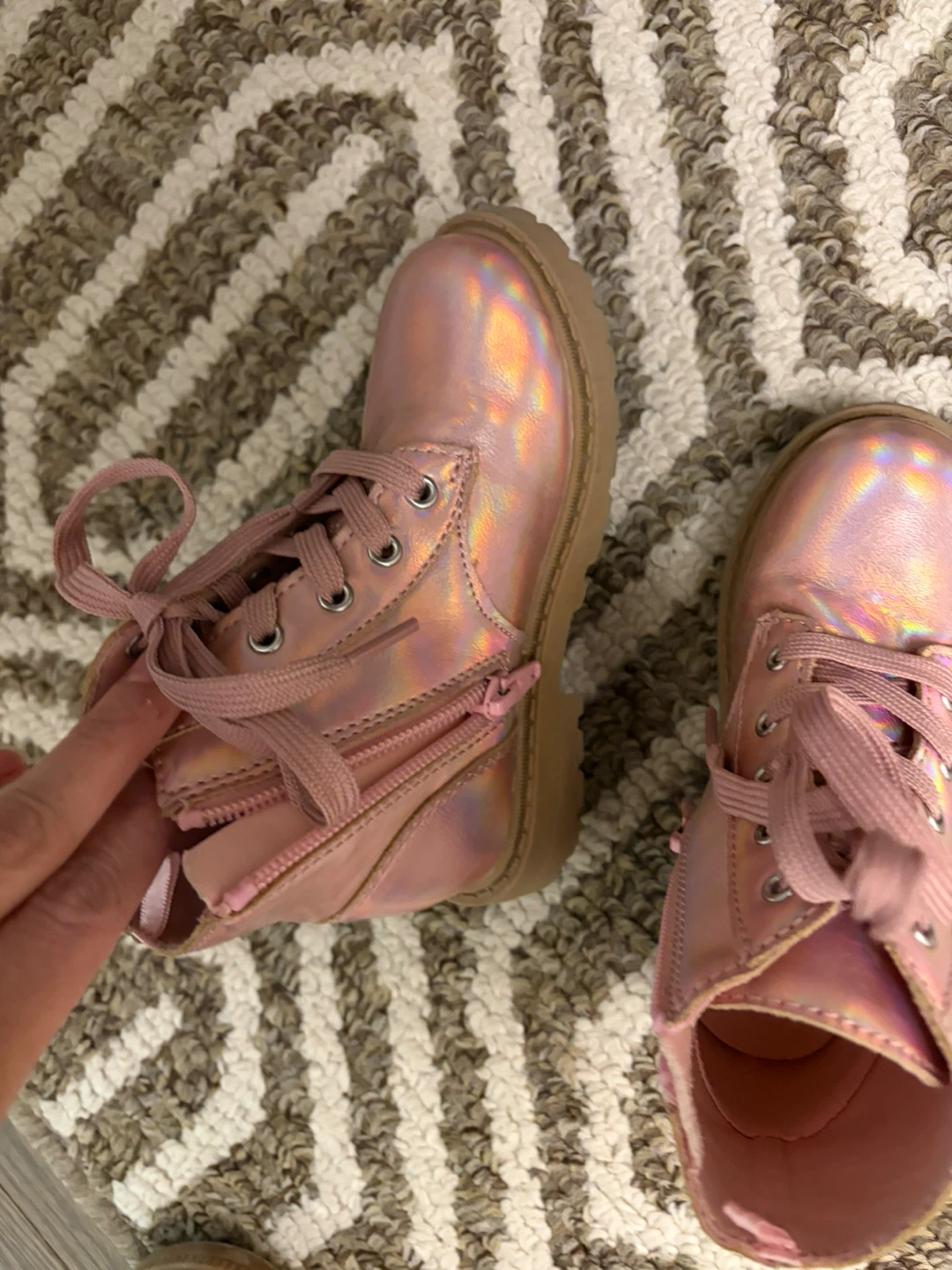 Old Navy Pink Toddler Boots - Size 9 - photo 2