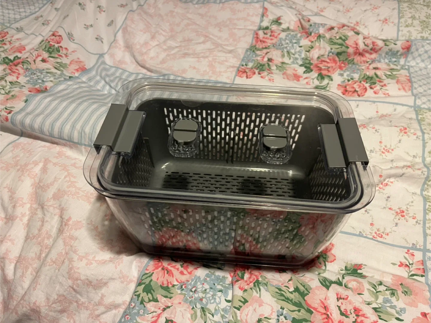Lockable Storage Basket - Grey/Clear image indicator(5)