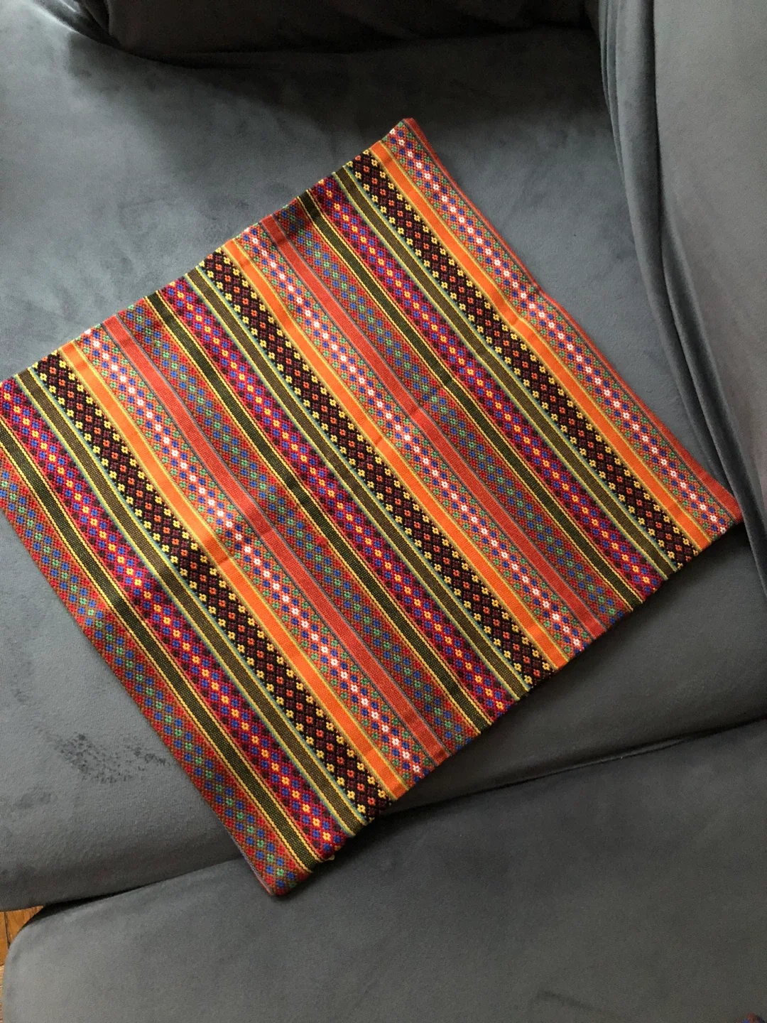 Striped Decorative Throw Pillow Cover, New image indicator(2)