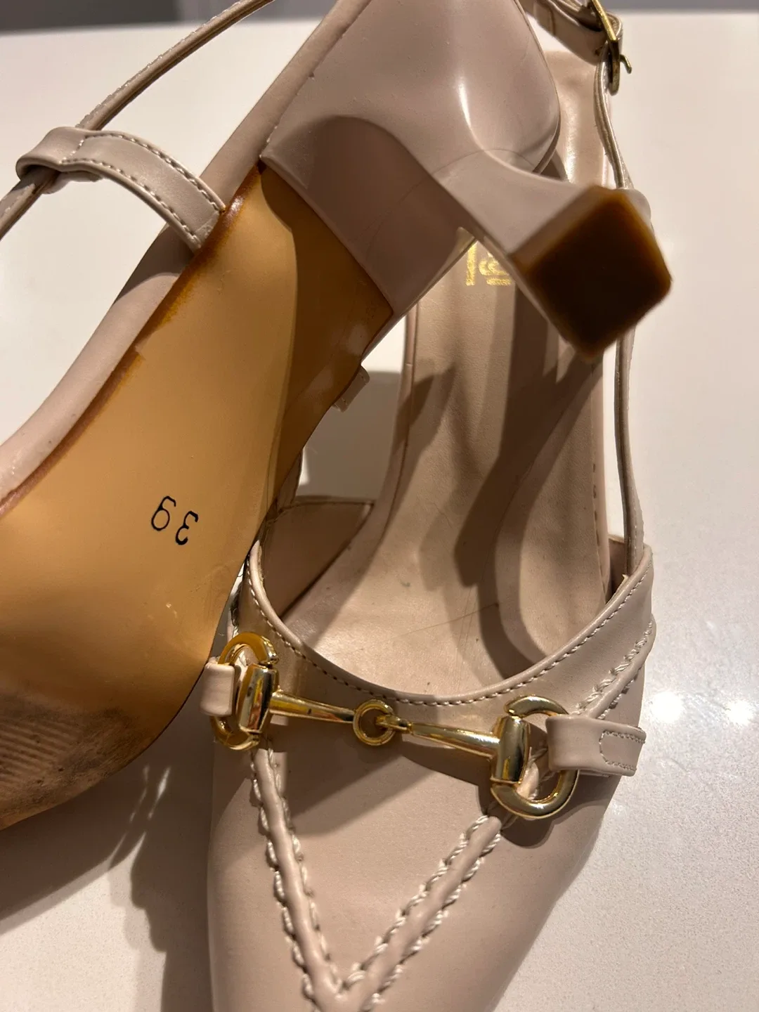 Sophia Buttignol Beige Heels - Size 8 (39 EU) image indicator(2)