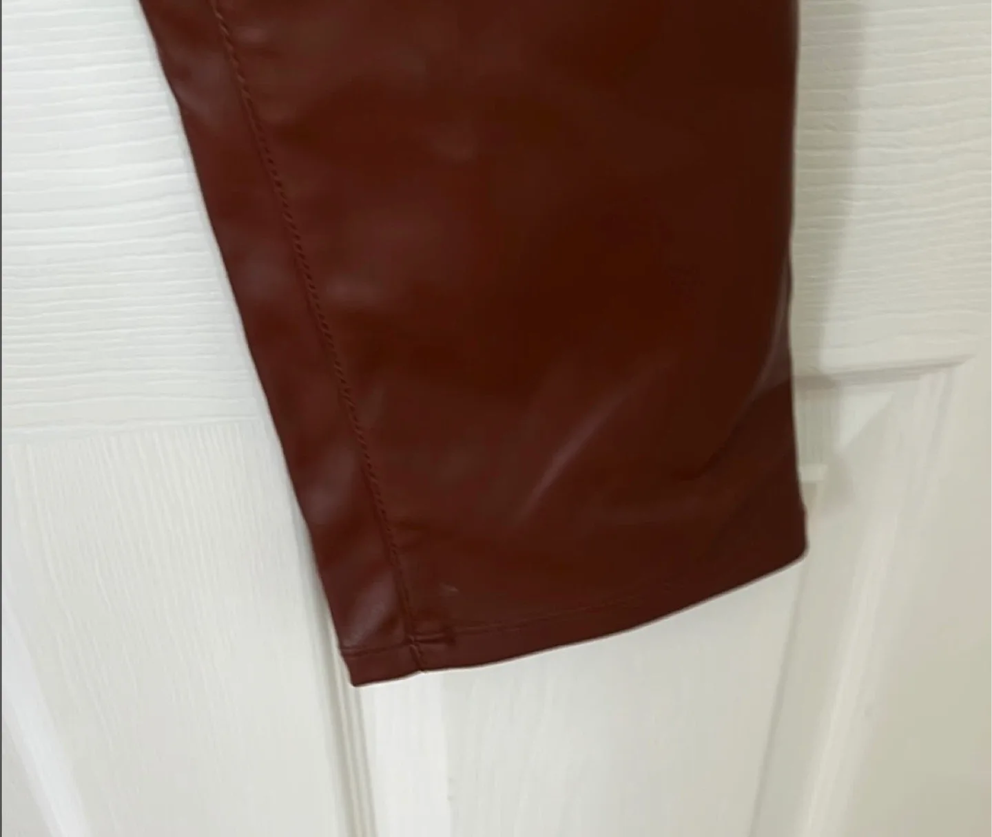 Design Lab Faux Leather Pants - Size 27 image indicator(3)