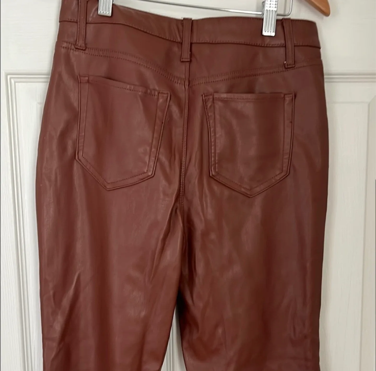 Design Lab Faux Leather Pants - Size 27 image indicator(5)