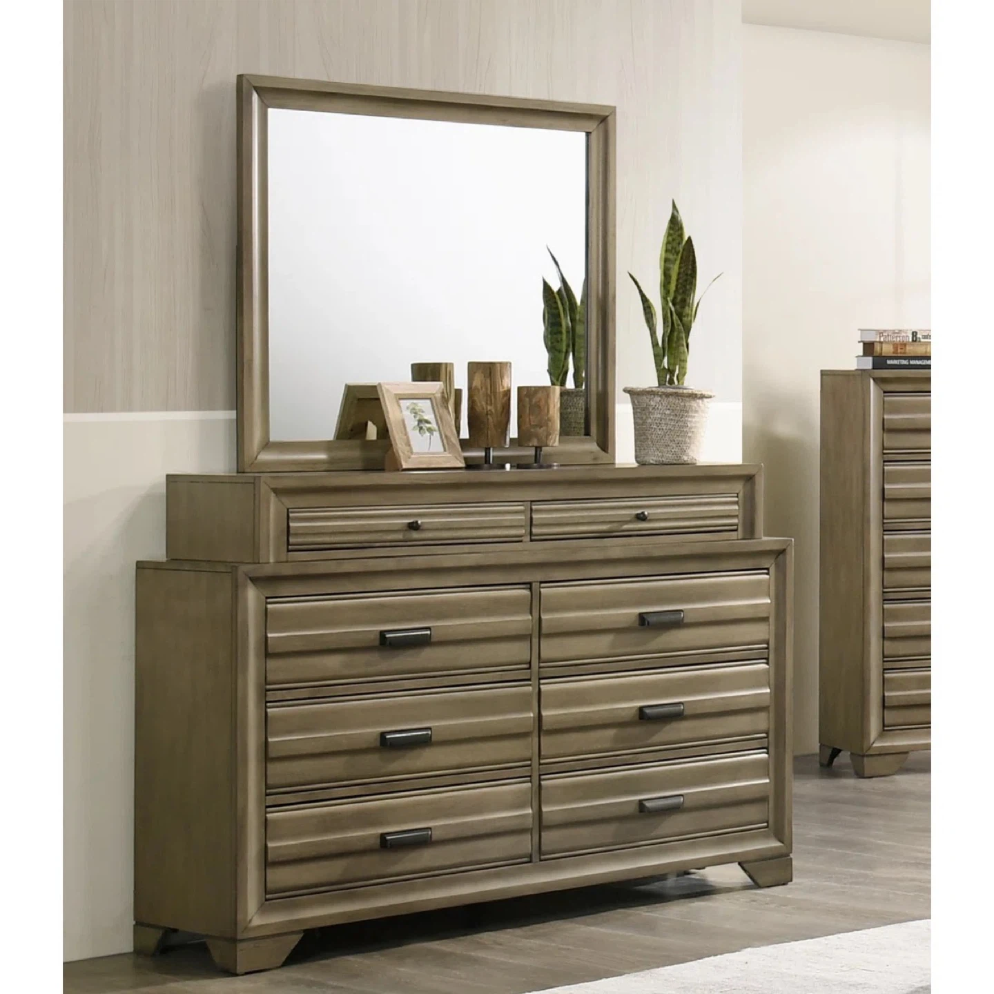 Dresser , Brown Wood