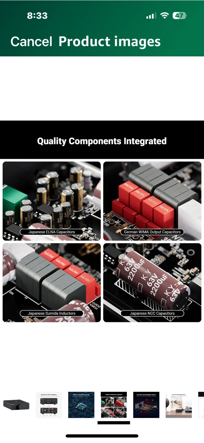 Fosi Audio V3 Stereo Amplifier - Home Audio image indicator(5)
