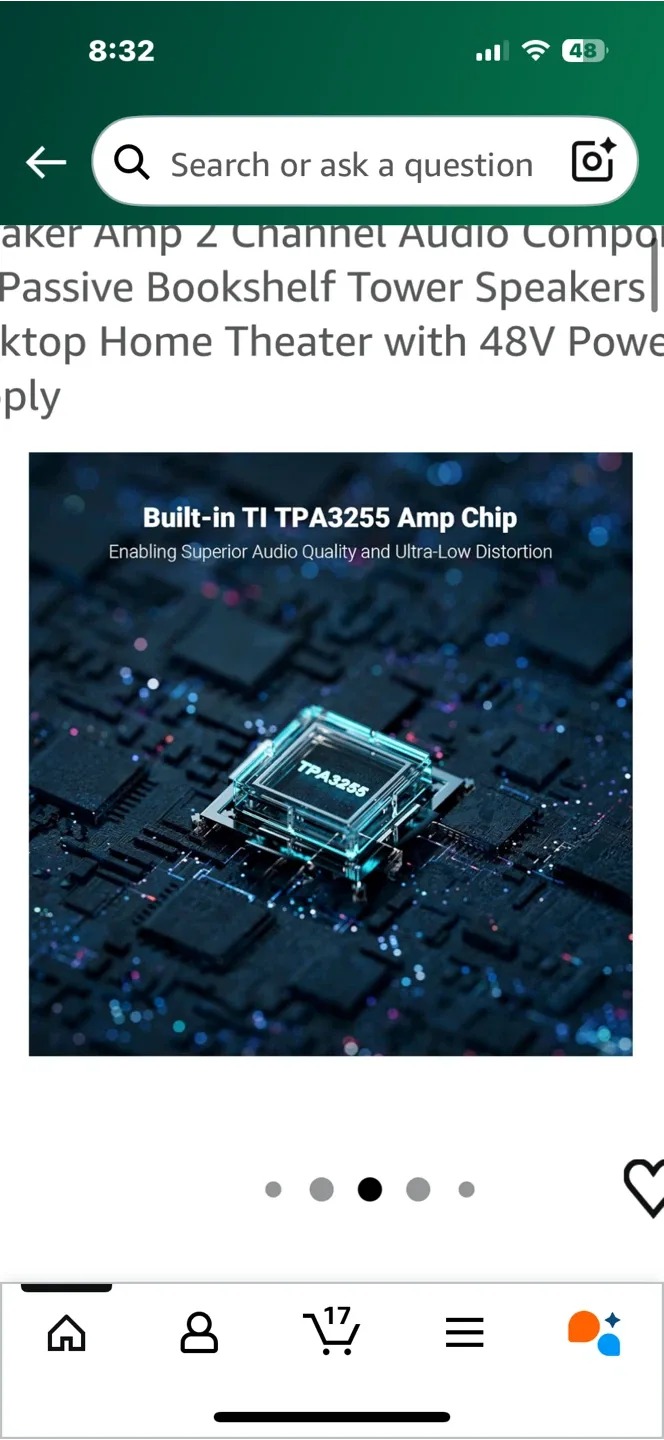 Fosi Audio V3 Stereo Amplifier - Home Audio image indicator(4)