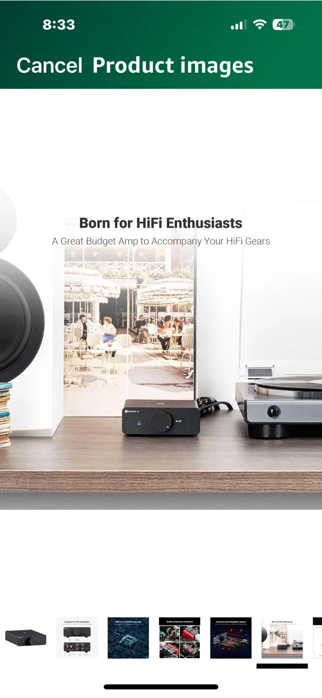 Fosi Audio V3 Stereo Amplifier - Home Audio image indicator(7)