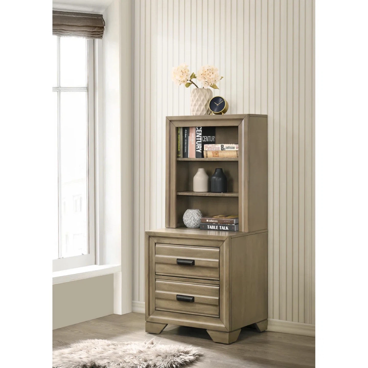 Nightstand with Hutch