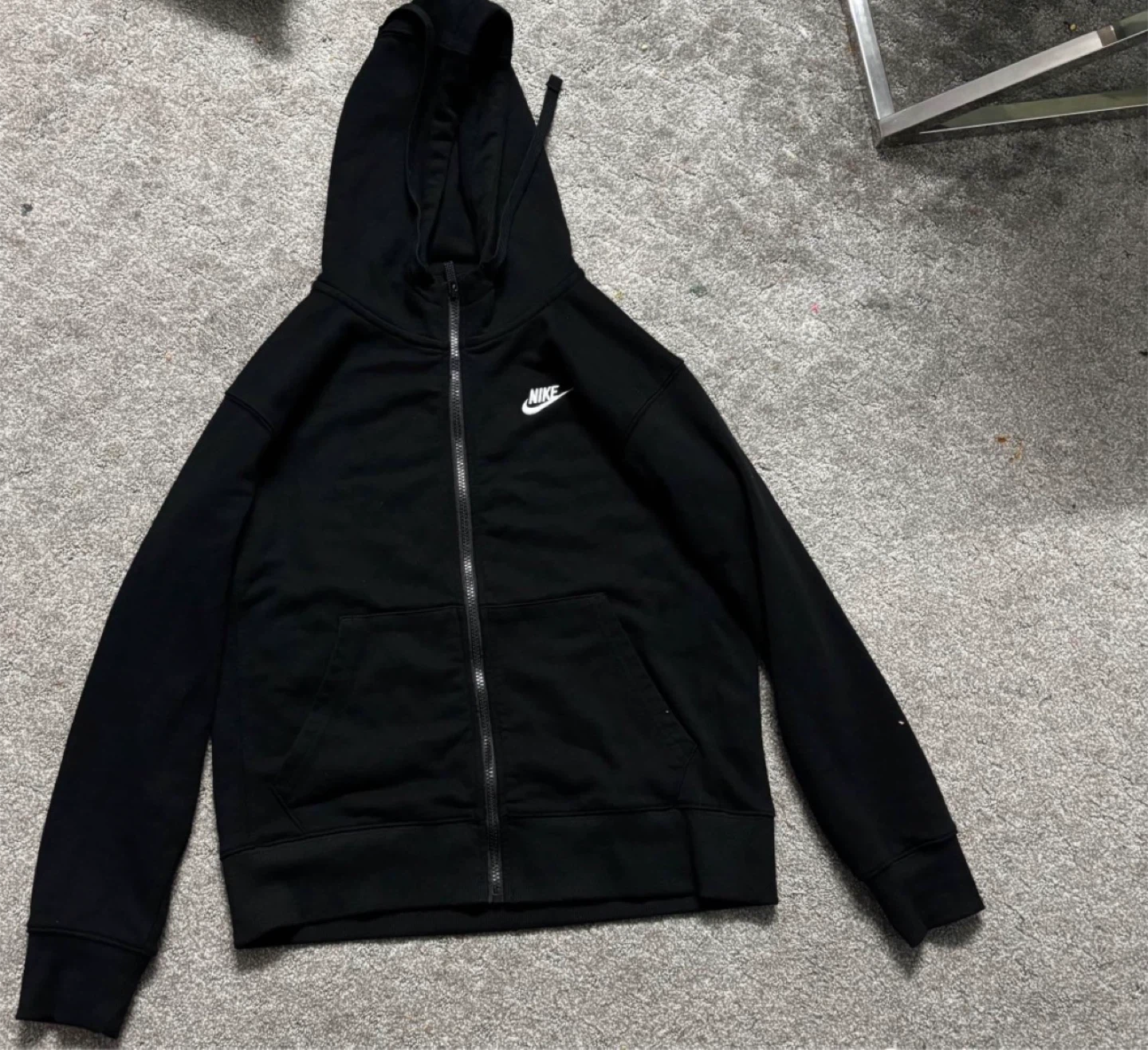 Nike Full Zip Hoodie - Black
