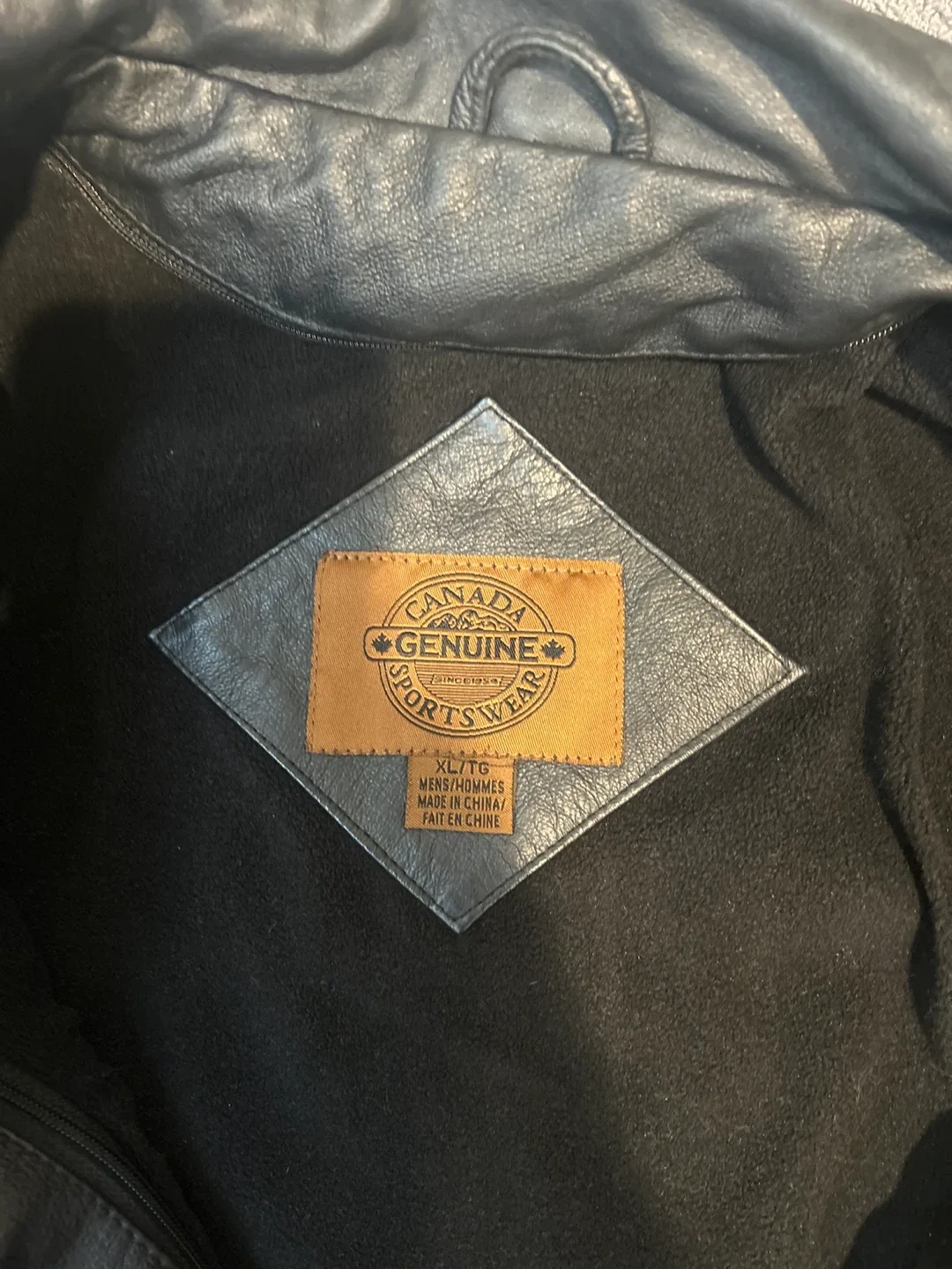 DISCOUNTED  Leather Jacket - XL image indicator(2)