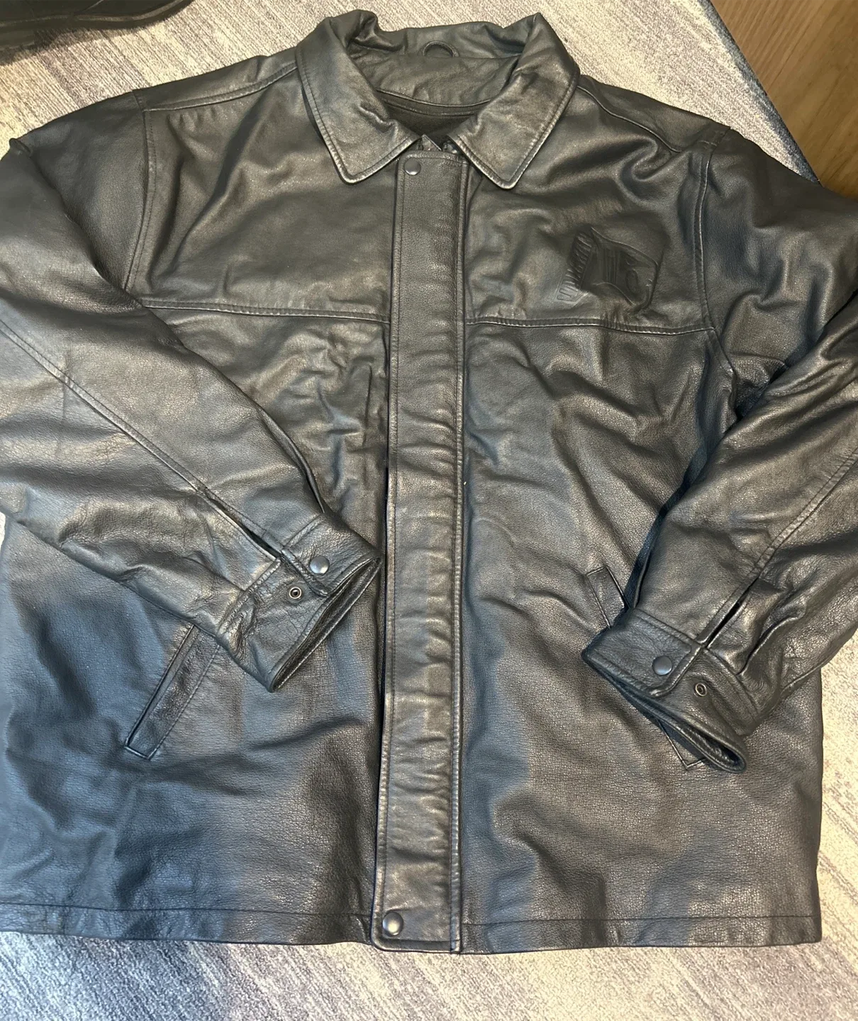 DISCOUNTED  Leather Jacket - XL