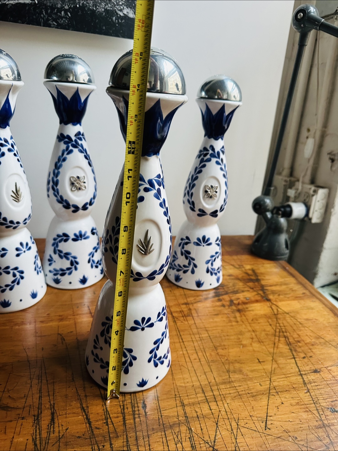 Clase Azul Hand-Painted Ceramic Decanter Empty Tequila Bottle - photo 4
