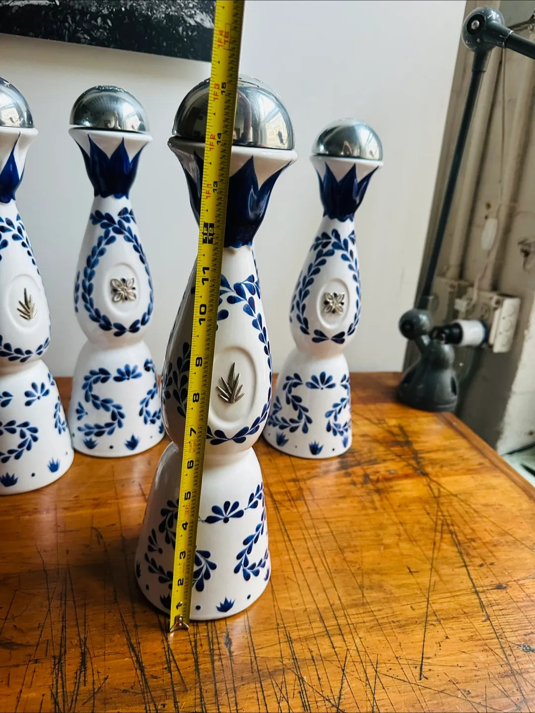 Clase Azul Hand-Painted Ceramic Decanter Empty Tequila Bottle image indicator(4)