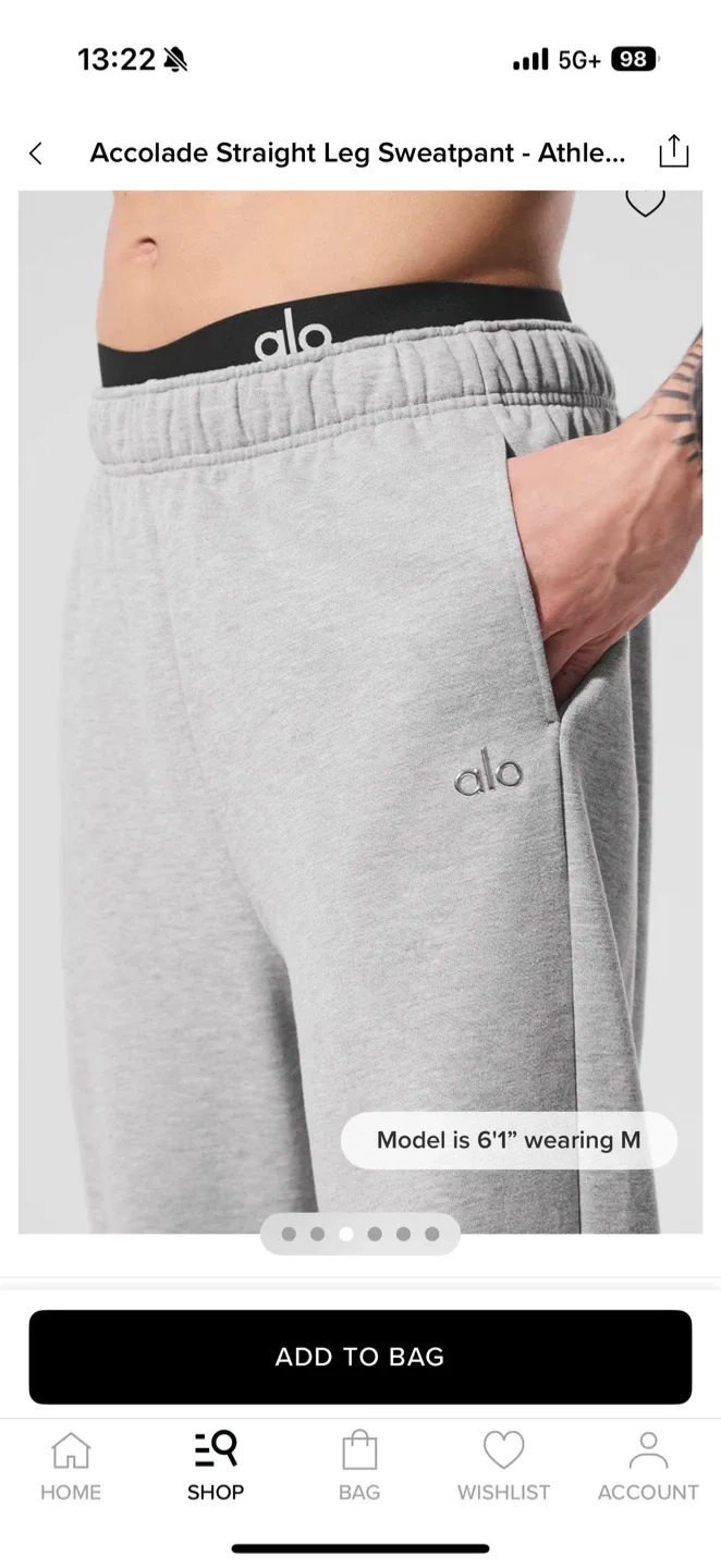 New Alo Yoga Accolade Hoodie & Sweatpants - Grey M