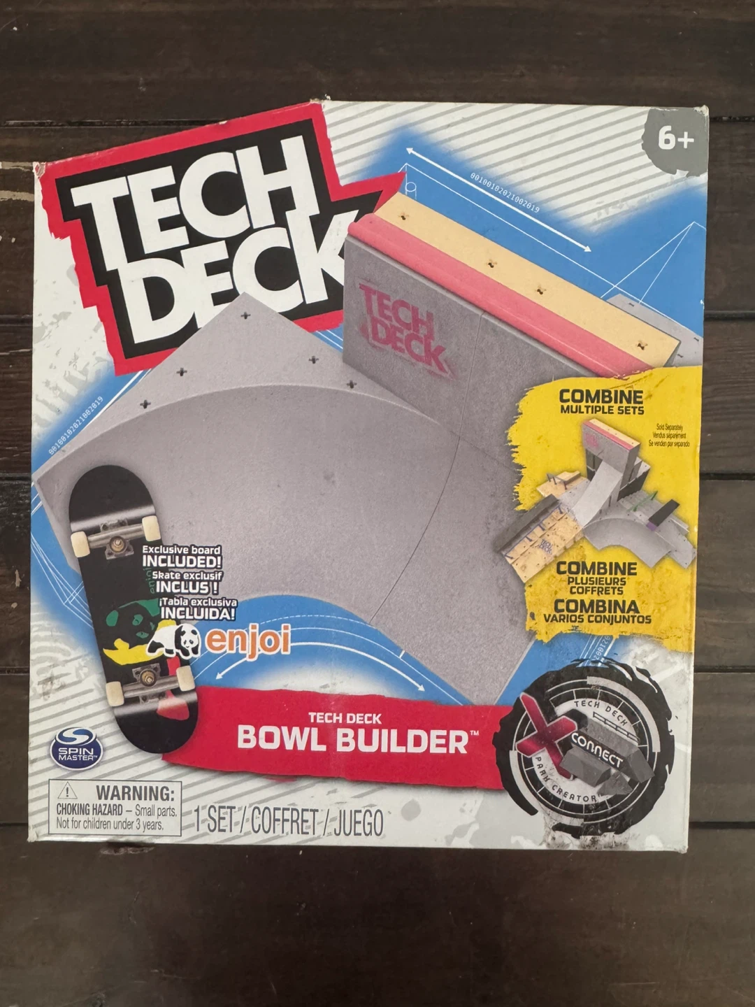 Tech Deck Bowl Builder Set - Enjoi Skateboard