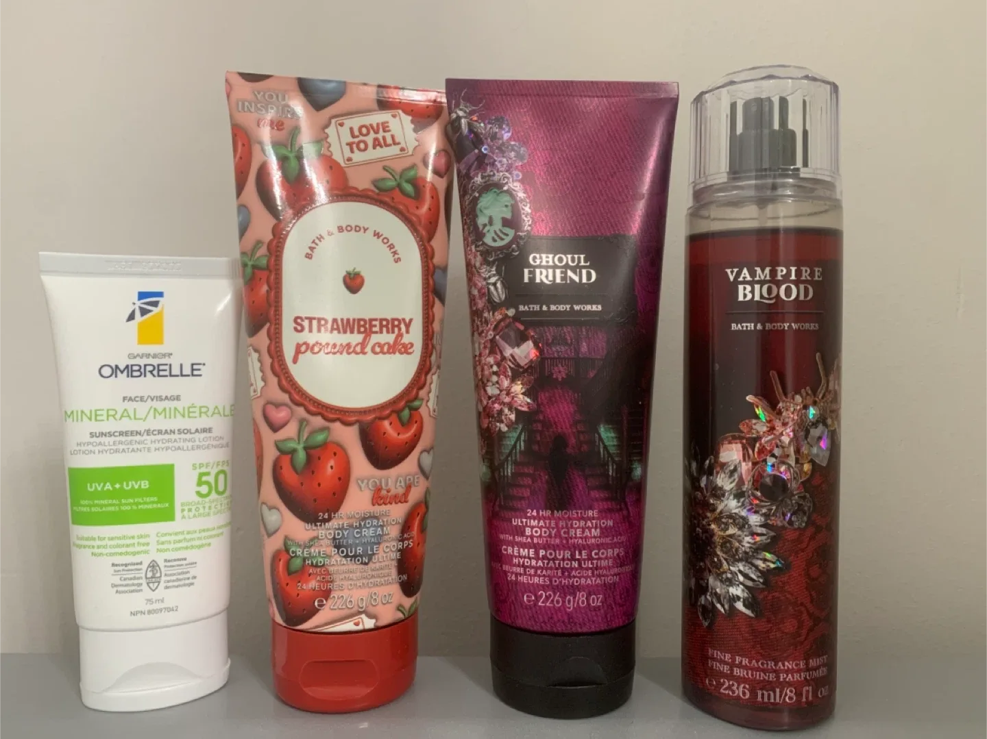 Bath & Body Works Lot: Creams, Mist