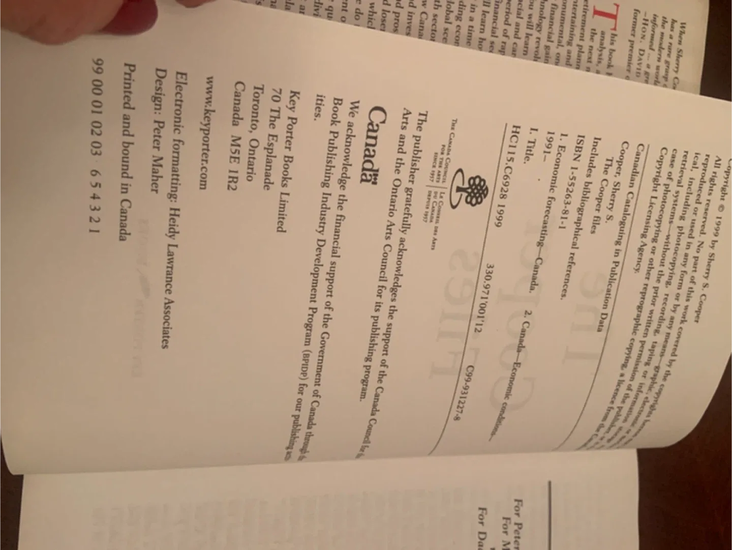 The Cooper Files by Sherry Cooper image indicator(5)