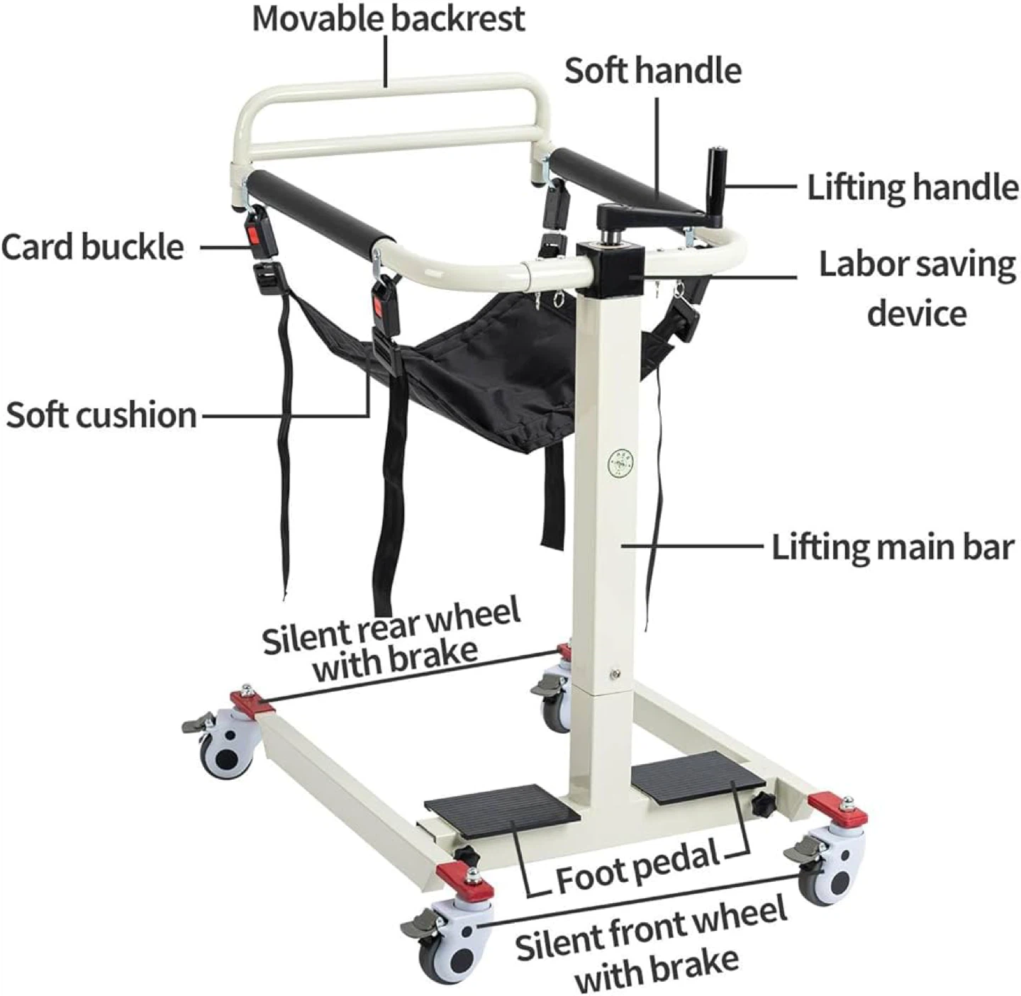Patient Transfer Lift with Seat - photo 4