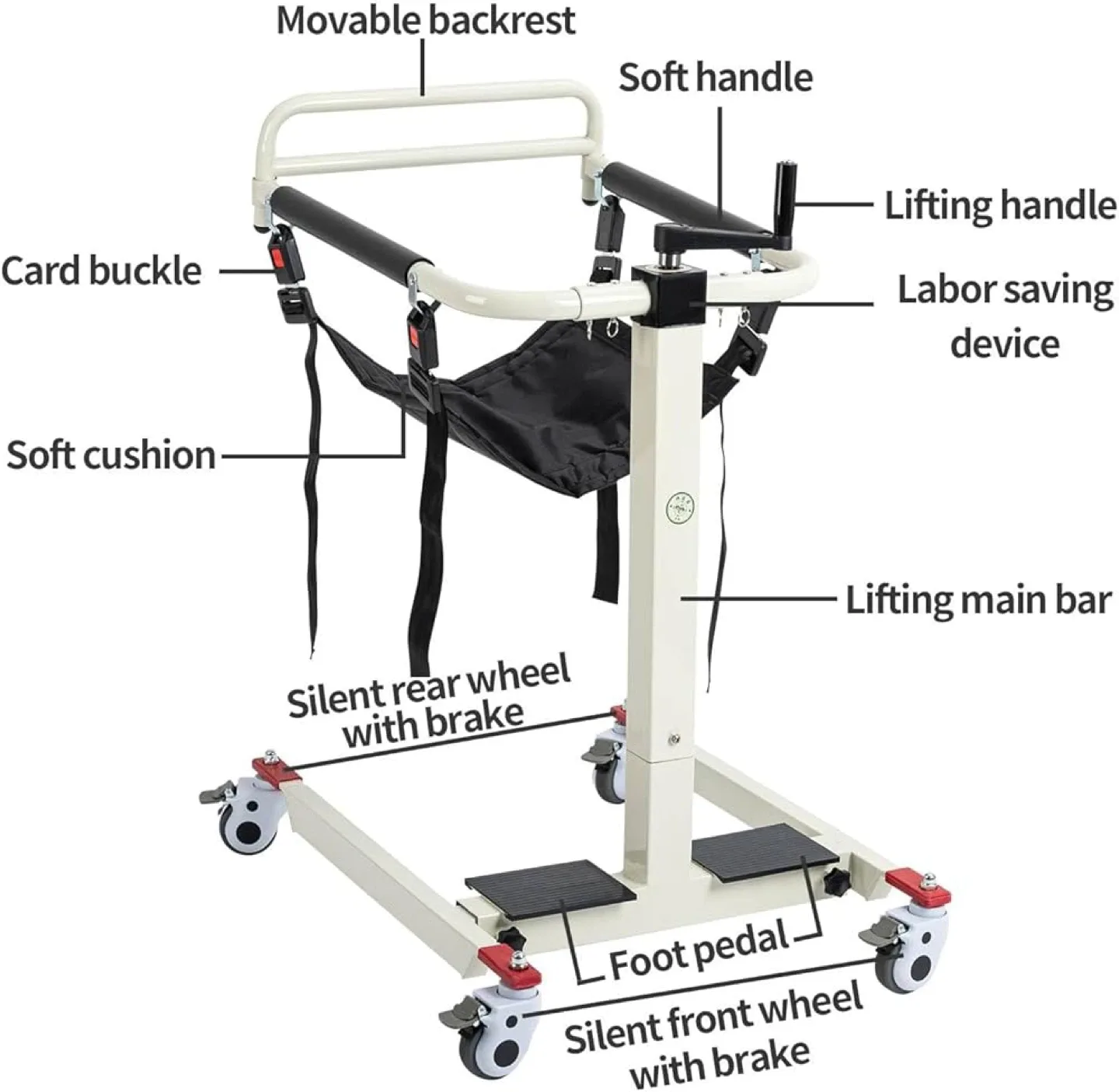 Patient Transfer Lift with Seat image indicator(4)