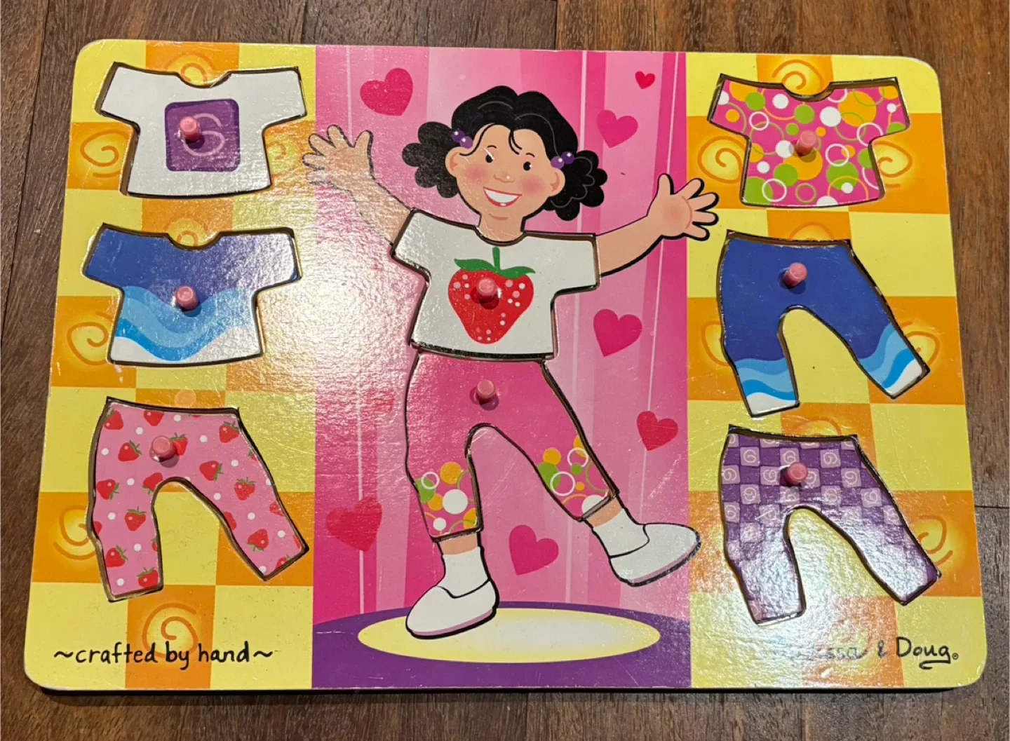 Melissa & Doug Dress-Up Peg Puzzle