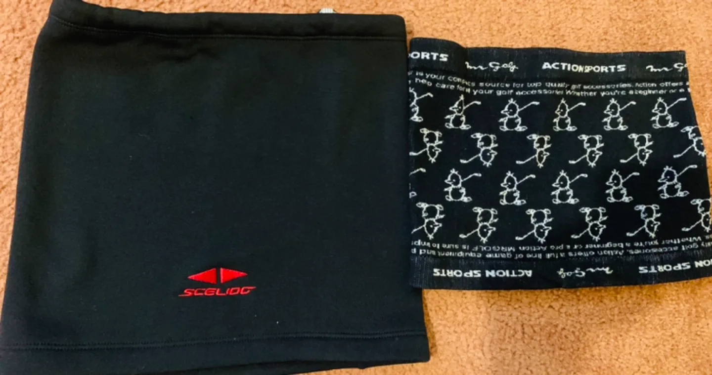 Black neck warmer. New