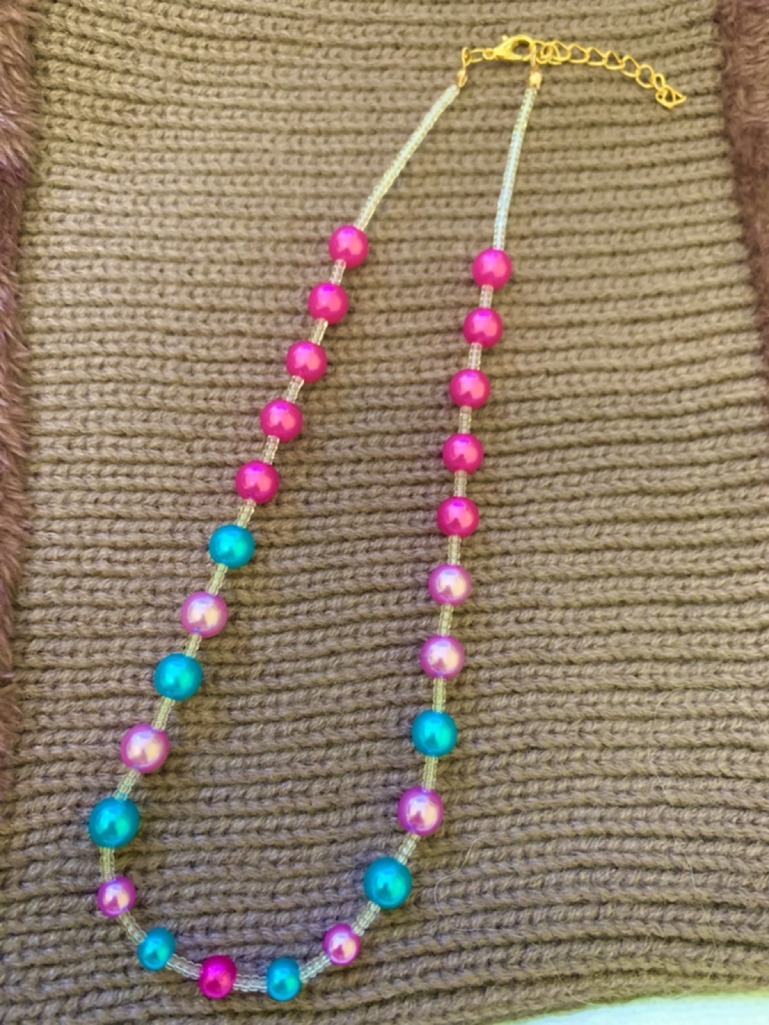 Handmade Beaded Necklace - photo 5