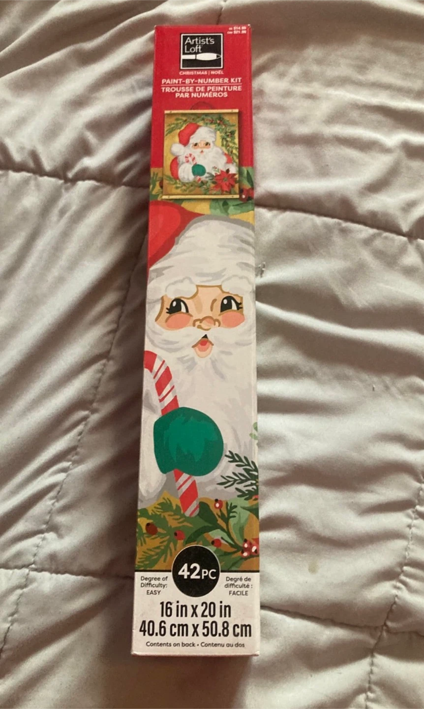 Artist's Loft Christmas Paint-By-Number Kit - New!