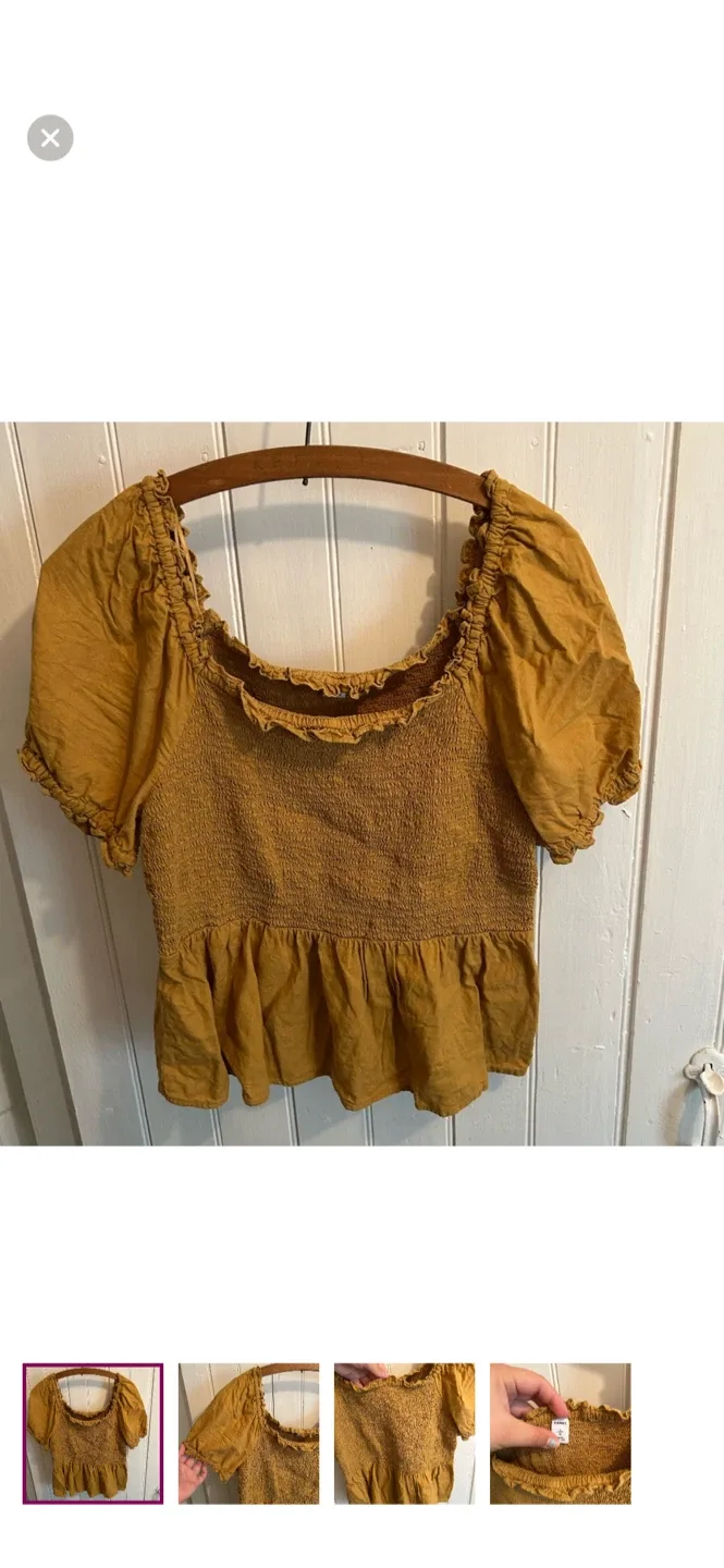 Old Navy Smocked Top - Size L