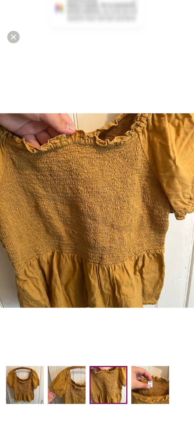 Old Navy Smocked Top - Size L - photo 3