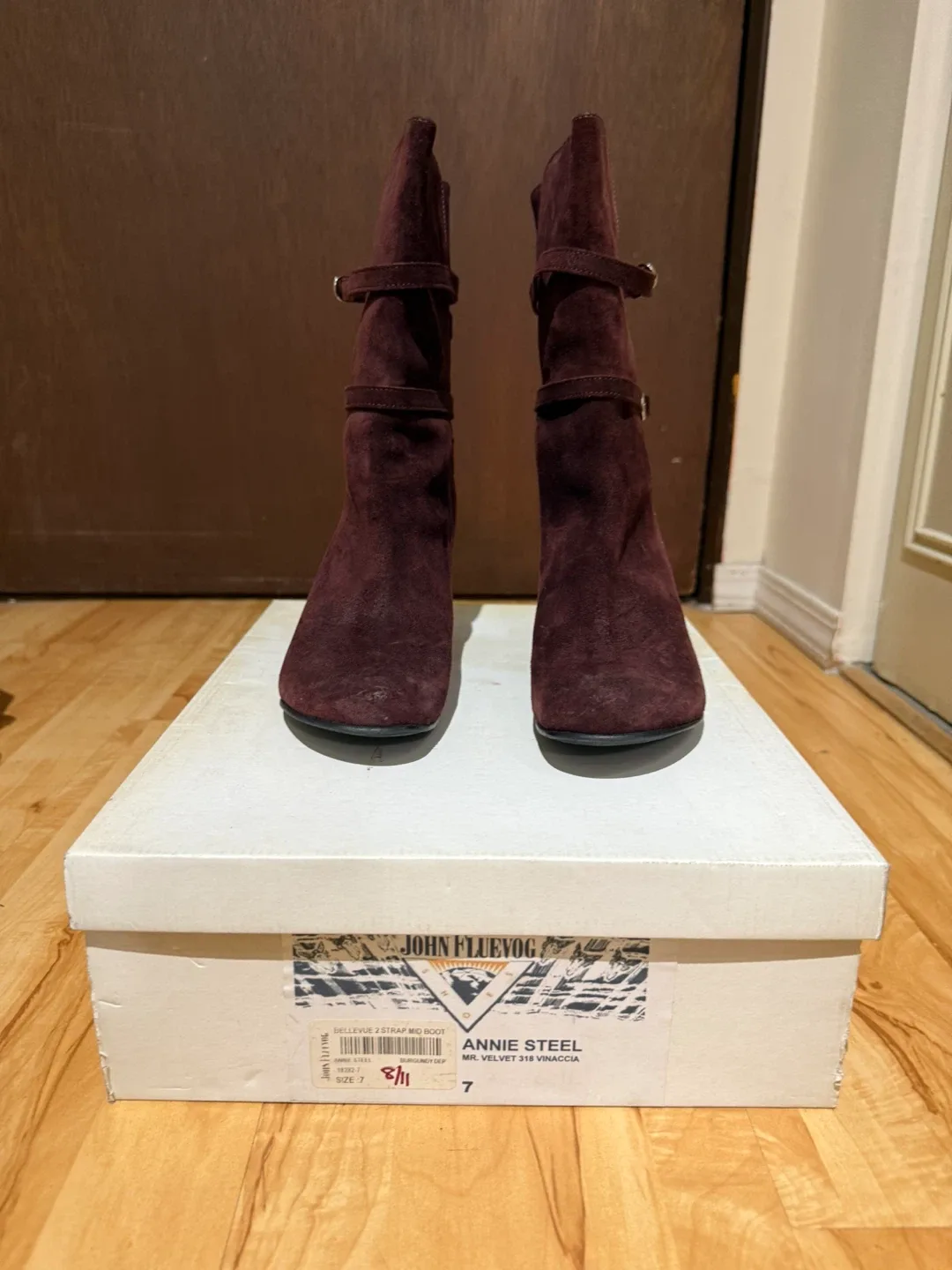 John Fluevog Annie Steel Boots Size 7