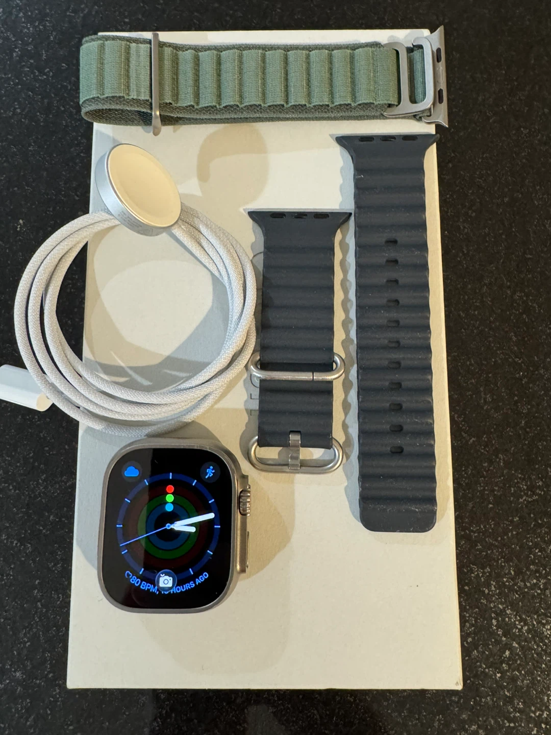 Apple Watch Ultra 1 with Bands & Charger