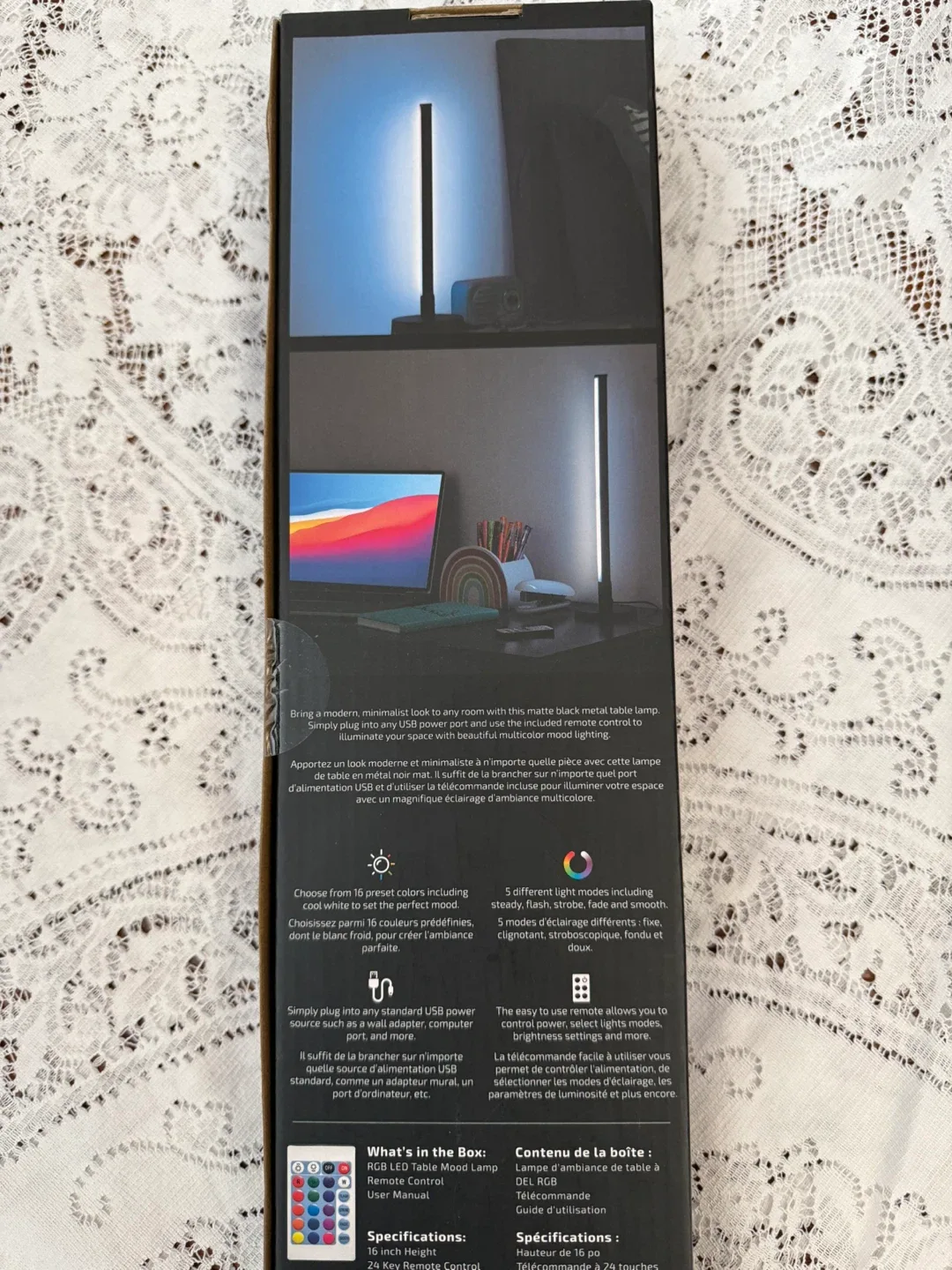 Room Glo Light Multicolor Table Lamp - 🆕 16 inch image indicator(5)