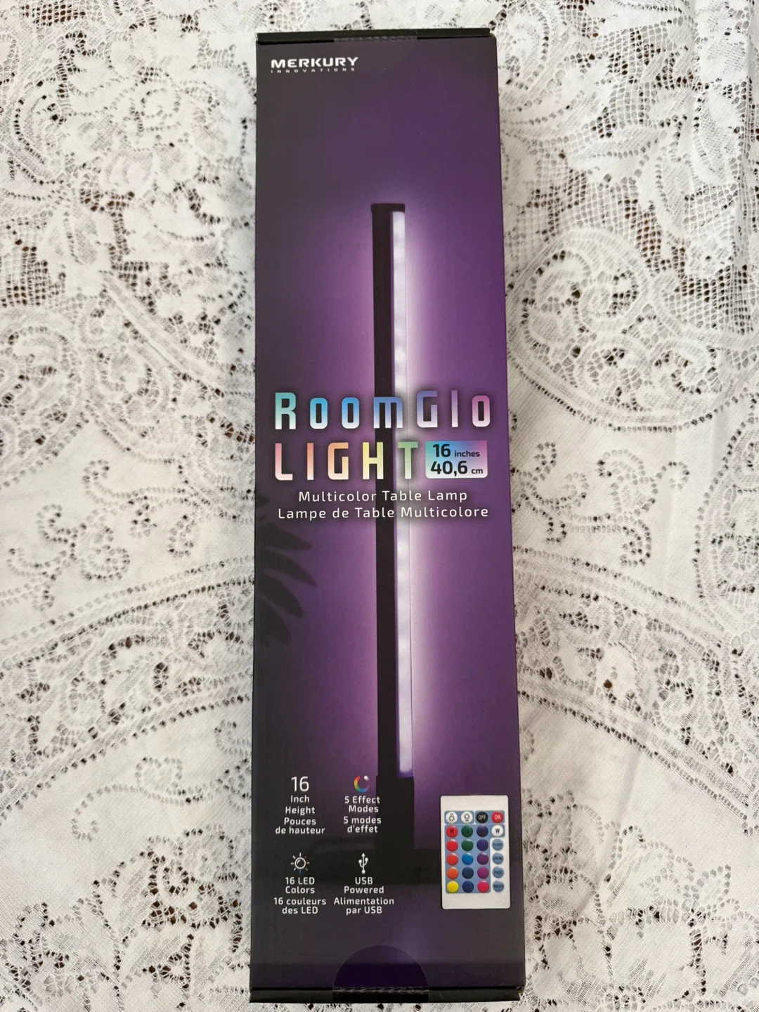 Room Glo Light Multicolor Table Lamp - 🆕 16 inch