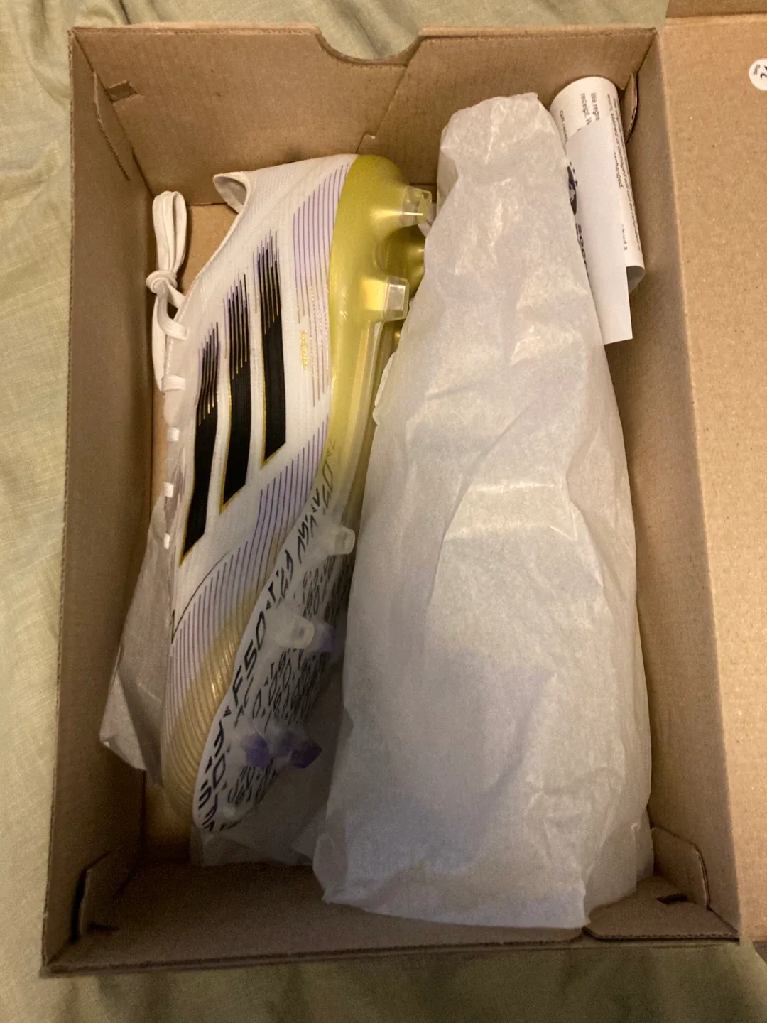 Adidas f50 Brand new size 9 Mens or 10.5 Women’s image indicator(3)