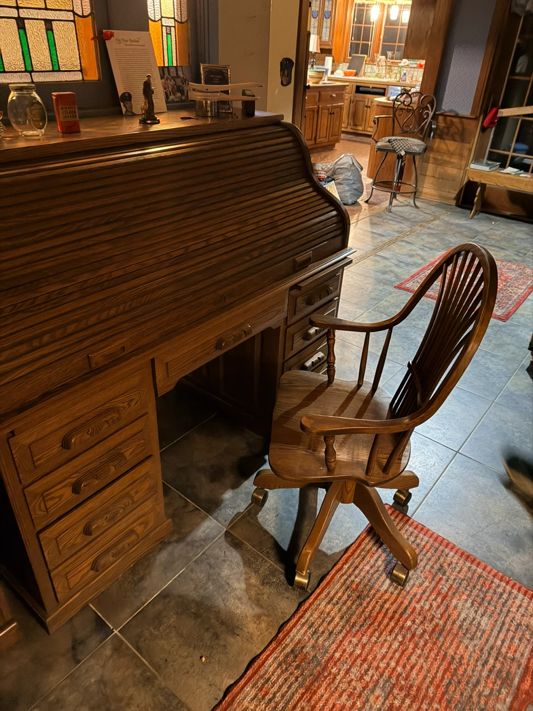 Lapp's Furniture Custom Rolltop Desk - photo 4