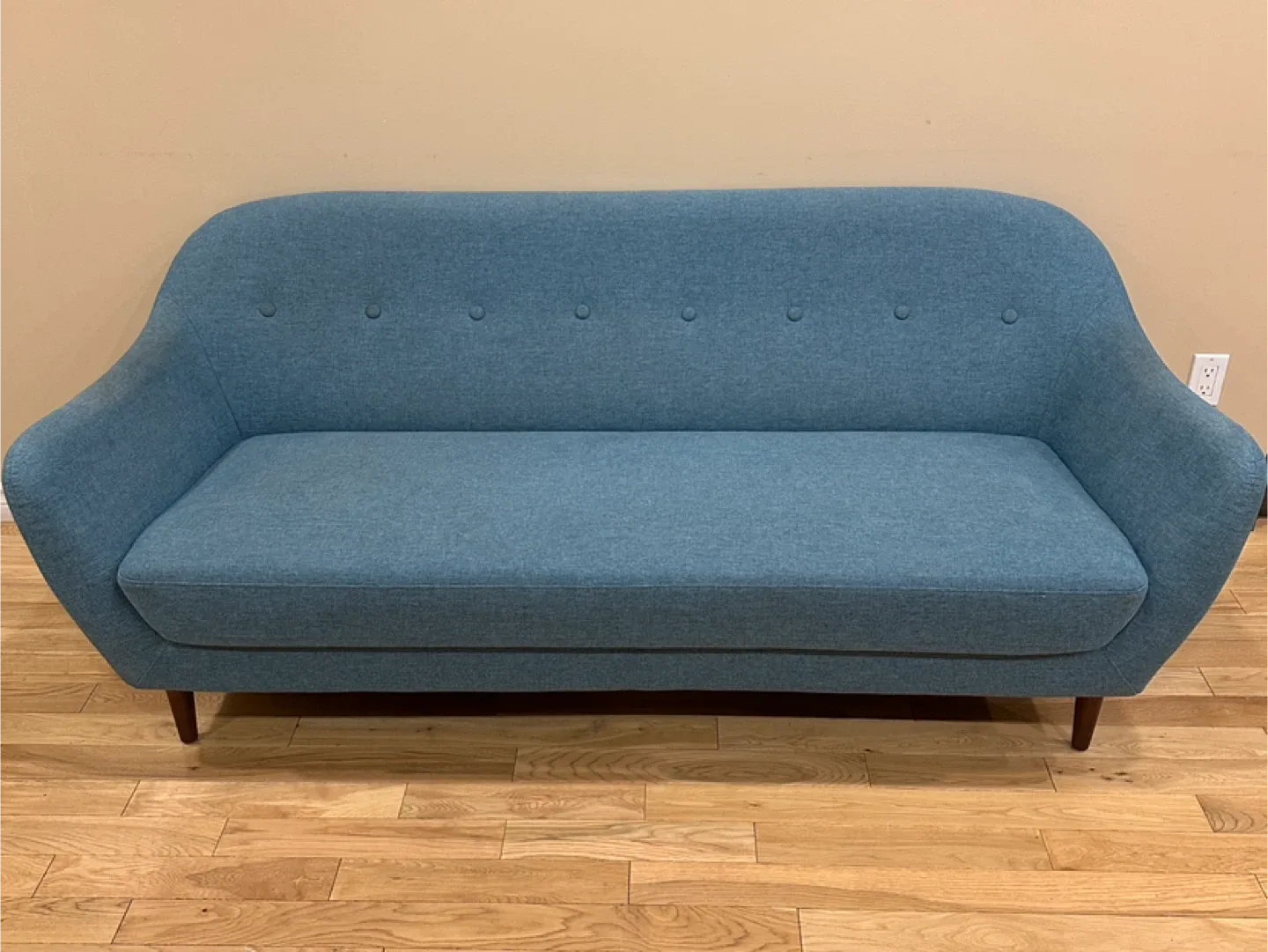 Blue Mid-Century Modern Sofa (CAN DELIVER)