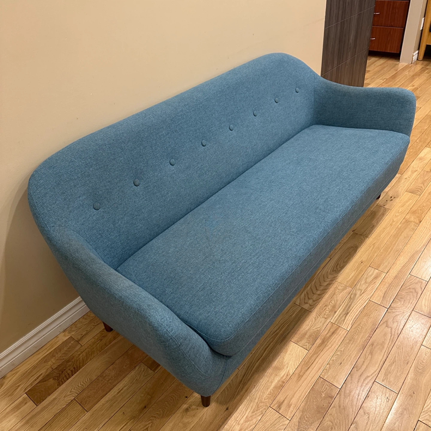 Blue Mid-Century Modern Sofa (CAN DELIVER) - photo 3