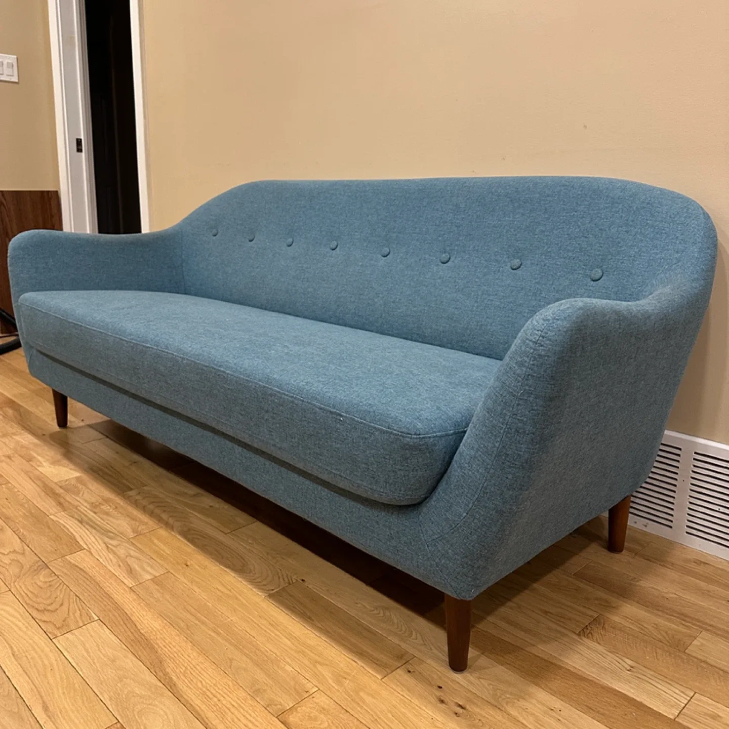 Blue Mid-Century Modern Sofa (CAN DELIVER) image indicator(2)