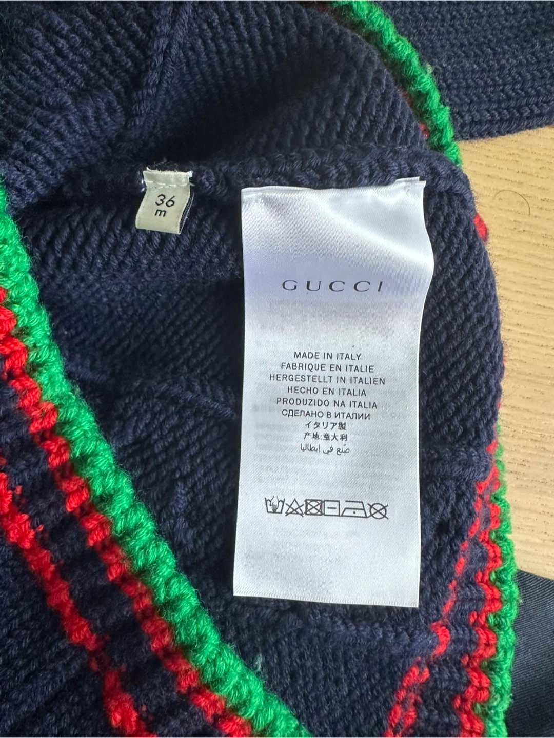 New Gucci Kids Navy Cardigan & Pants Set - Size 36M - photo 5