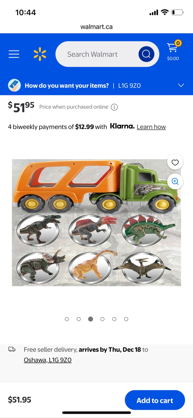 Dinosaur Transporter Truck Toy 2 for $50 - photo 3