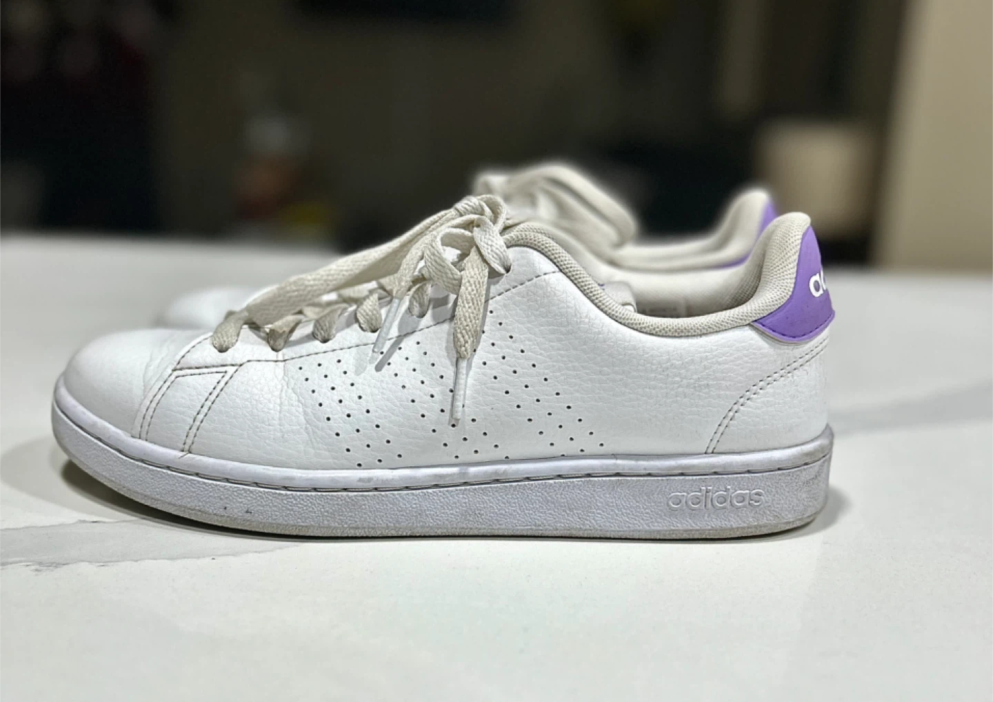 Adidas Womens Advantage Sneakers Sz 9 - photo 5