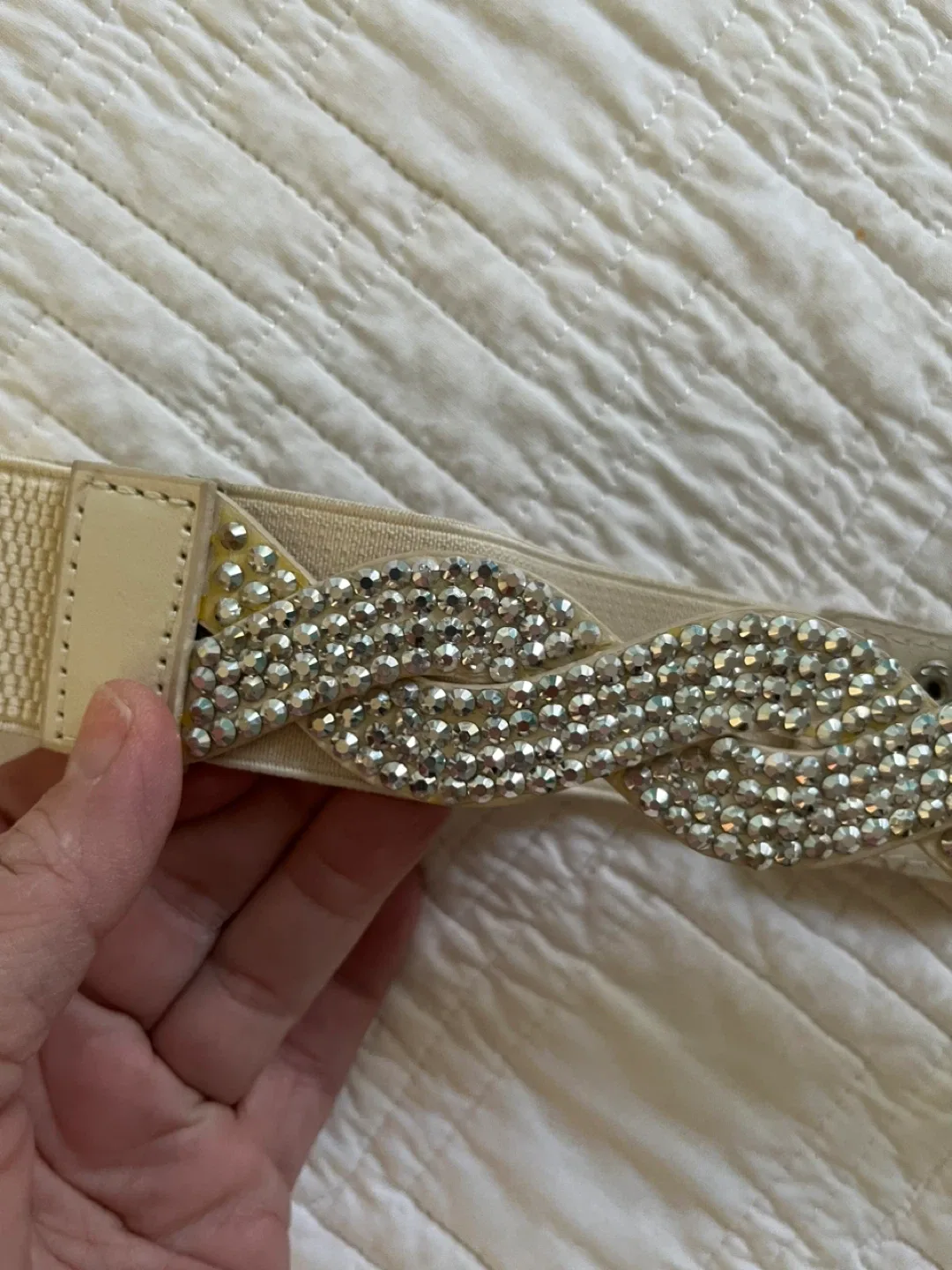Elastic Rhinestone Belt - Size M/L image indicator(3)