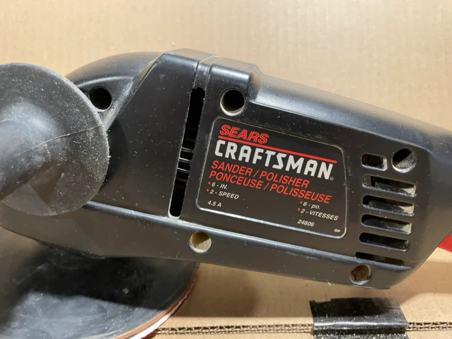 Craftsman 2 speed , 6” Sander/Polisher 6-in image indicator(2)