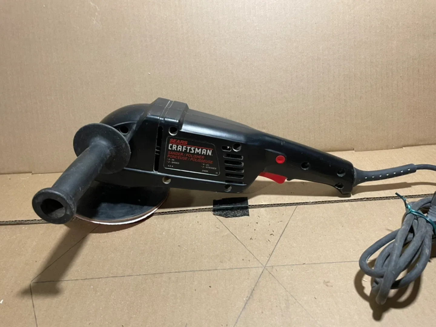 Craftsman 2 speed , 6” Sander/Polisher 6-in image indicator(3)