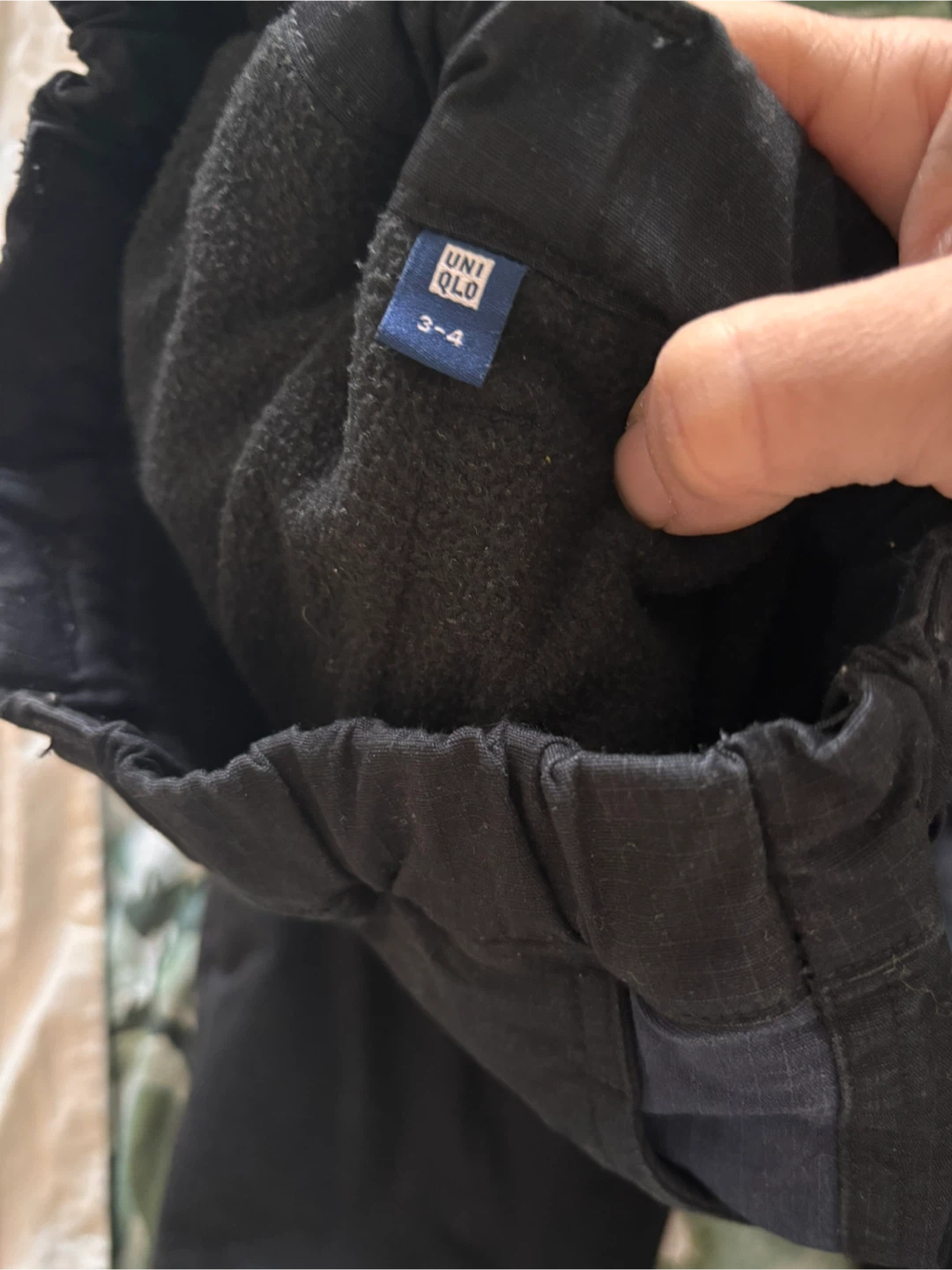 Uniqlo Kids Black Pants, Size 3-4 - photo 2