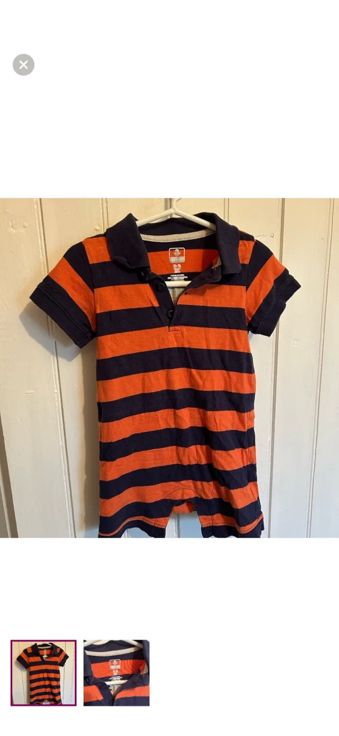 Old Navy Polo Romper, Size 12-18 Months