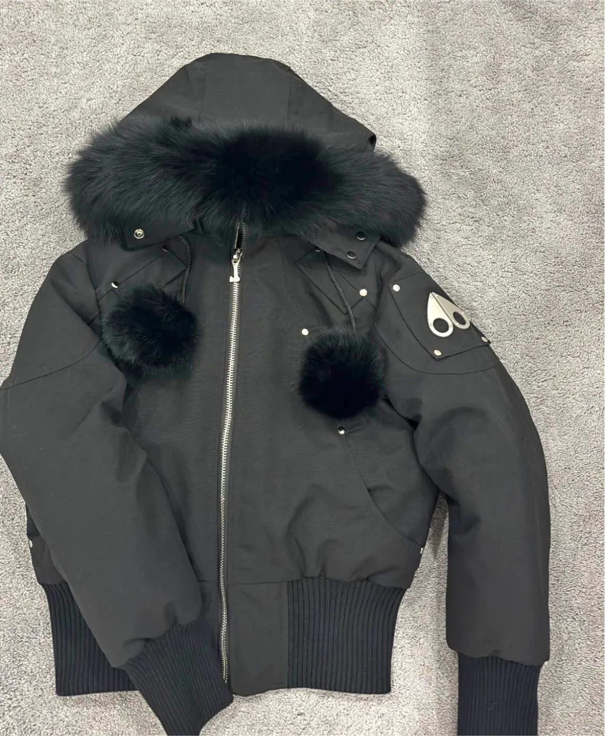 Moose Knuckles Down Filled Bomber Jacket